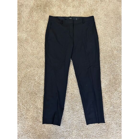 Theory Wool Black Dress Pants, Size 8, MSRP $245 - Picture 1 of 5